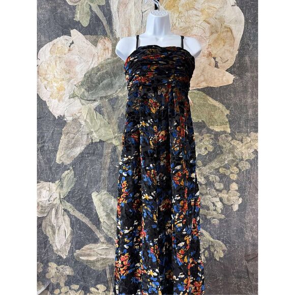 New Anthropology Hutch The Mabel Velvet Wide-Leg Jumpsuit sz S - Picture 6 of 10